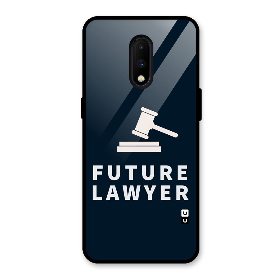 Future Lawyer Glass Back Case for OnePlus 7