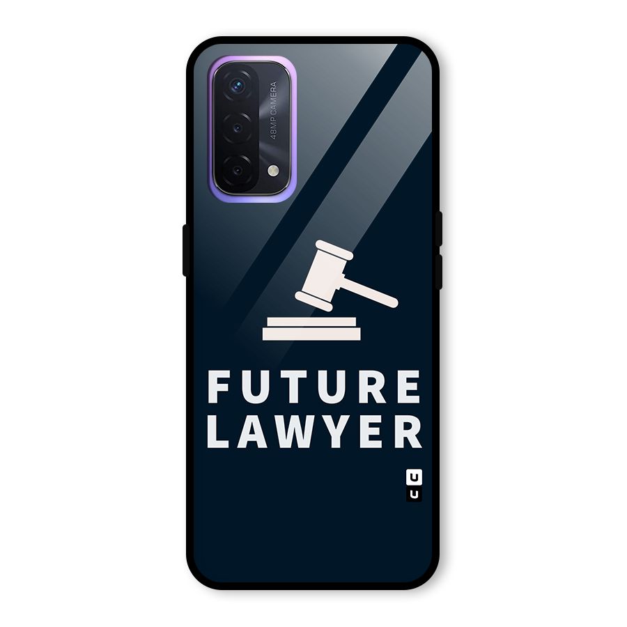 Future Lawyer Glass Back Case for Oppo A74 5G