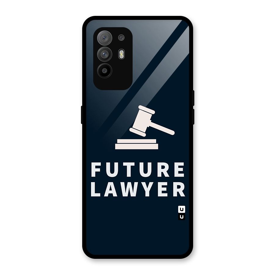 Future Lawyer Glass Back Case for Oppo F19 Pro Plus 5G
