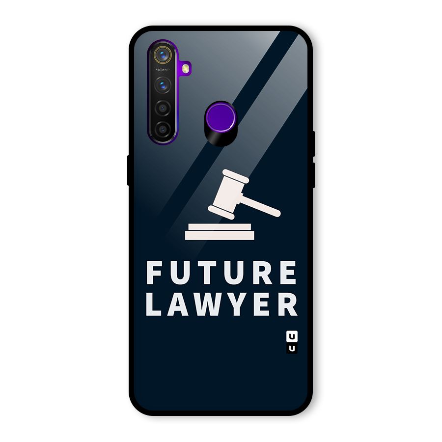 Future Lawyer Glass Back Case for Realme 5 Pro