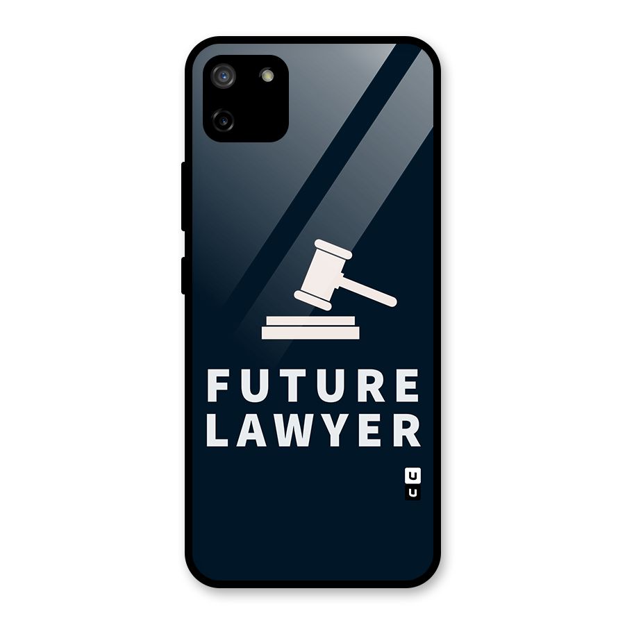 Future Lawyer Glass Back Case for Realme C11