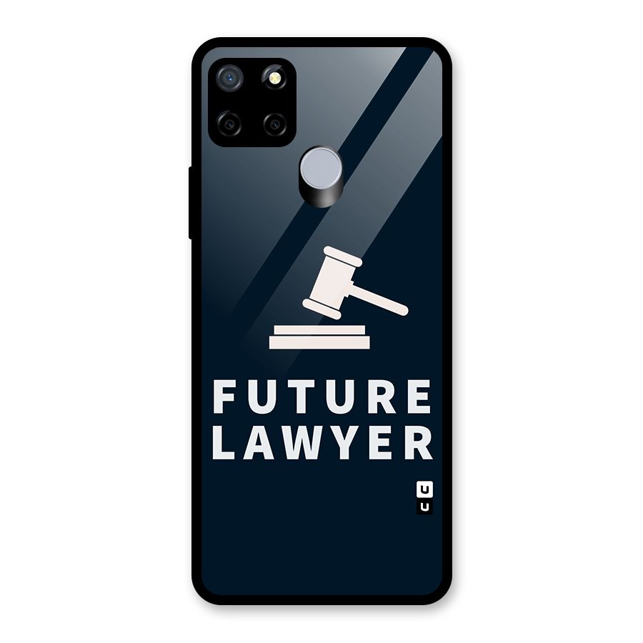 Future Lawyer Glass Back Case for Realme Narzo 30A