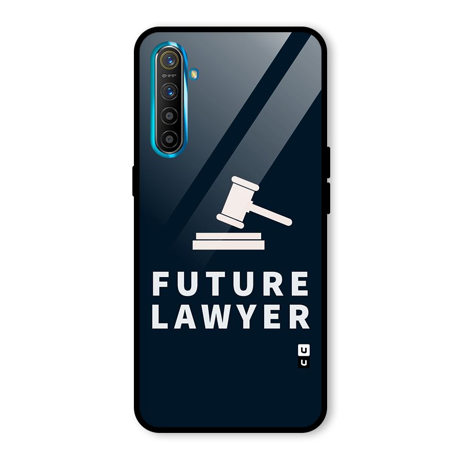 Future Lawyer Glass Back Case for Realme X2