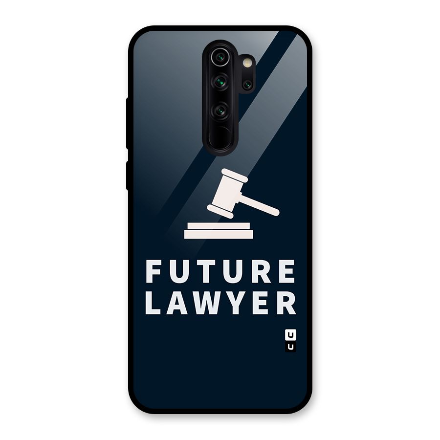 Future Lawyer Glass Back Case for Redmi Note 8 Pro