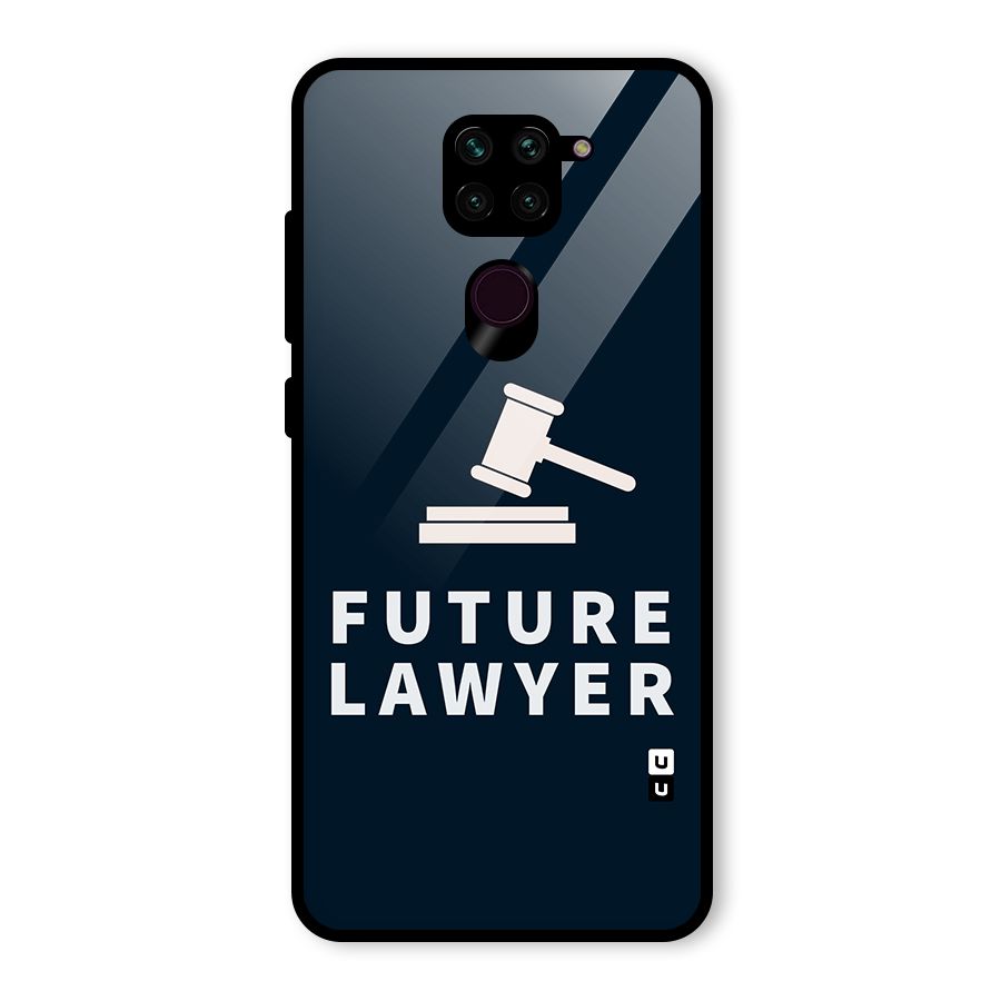 Future Lawyer Glass Back Case for Redmi Note 9