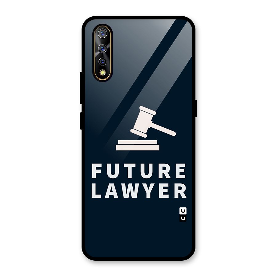 Future Lawyer Glass Back Case for Vivo S1