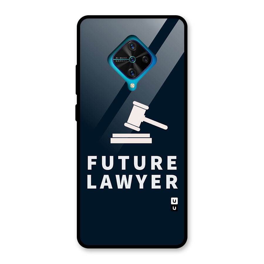 Future Lawyer Glass Back Case for Vivo S1 Pro