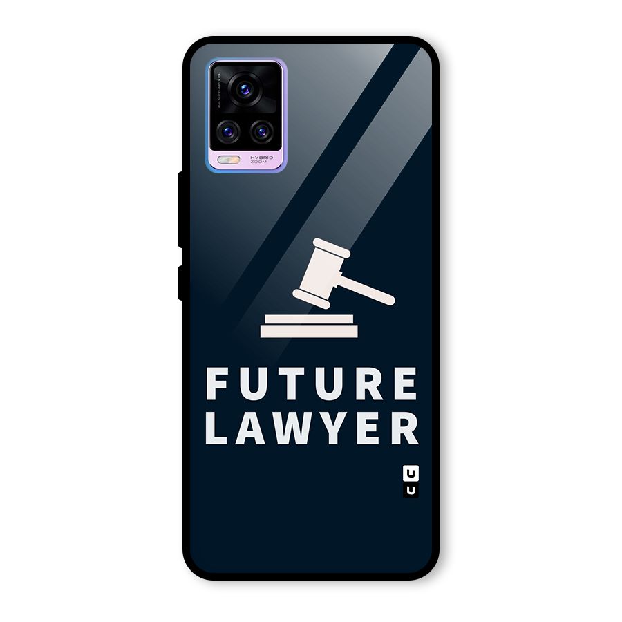 Future Lawyer Glass Back Case for Vivo V20 Pro