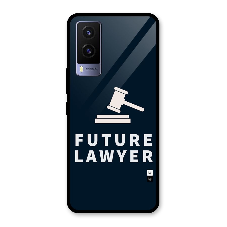Future Lawyer Glass Back Case for Vivo V21e 5G