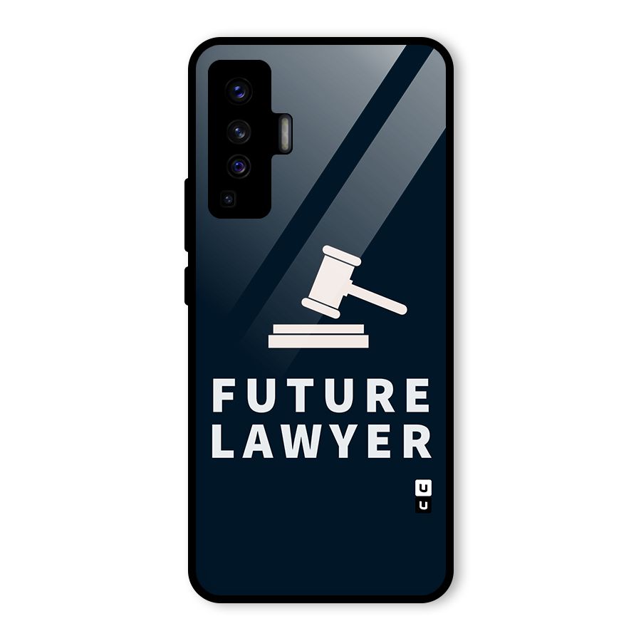 Future Lawyer Glass Back Case for Vivo X50