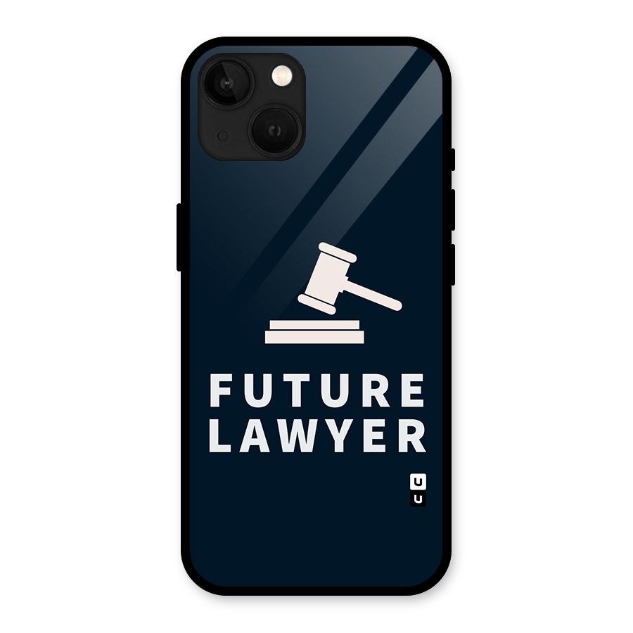 Future Lawyer Glass Back Case for iPhone 13