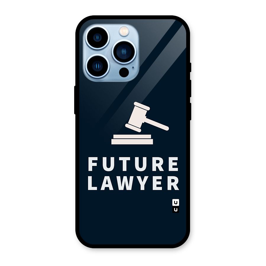Future Lawyer Glass Back Case for iPhone 13 Pro