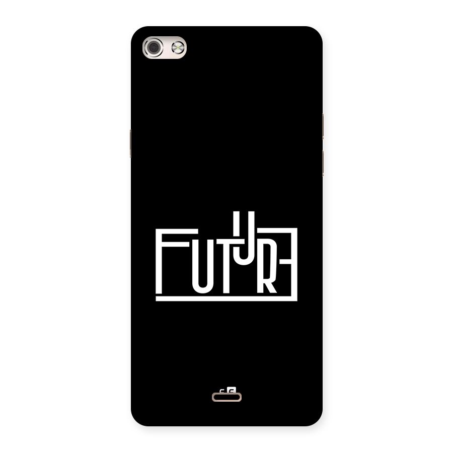 Future Type Back Case for Canvas Silver 5