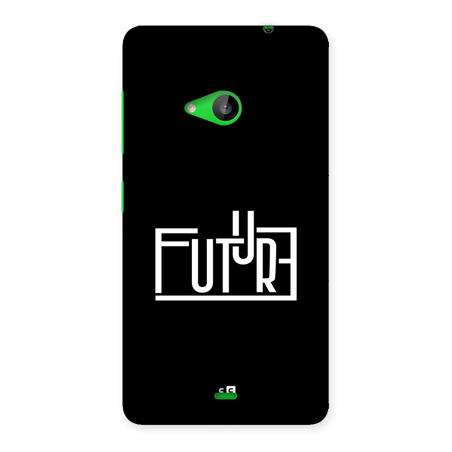 Future Type Back Case for Lumia 535