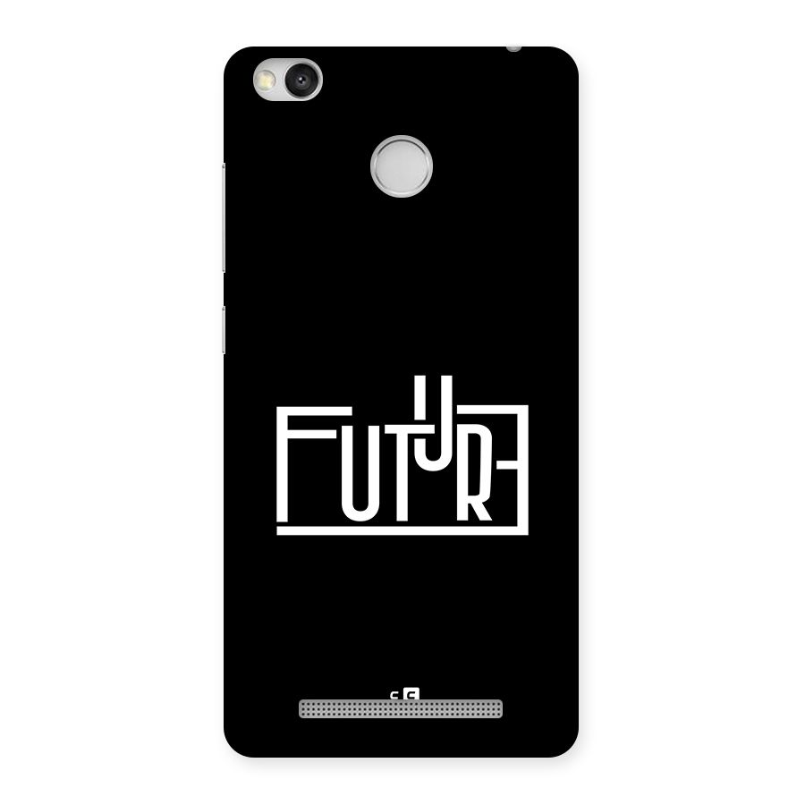 Future Type Back Case for Redmi 3S Prime