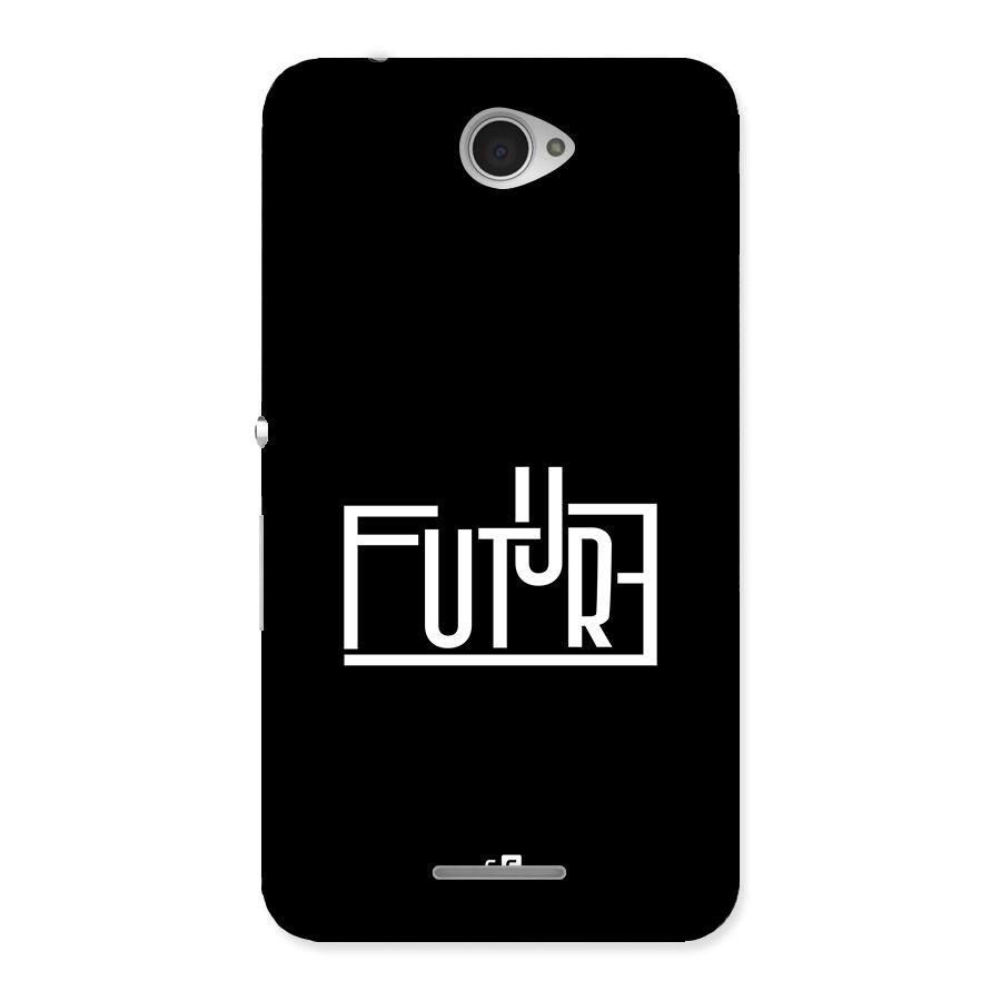 Future Type Back Case for Xperia E4
