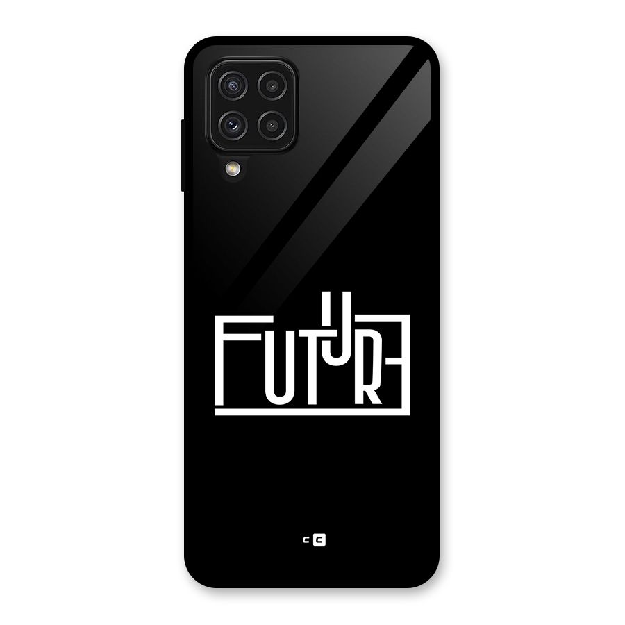 Future Type Glass Back Case for Galaxy A22 4G