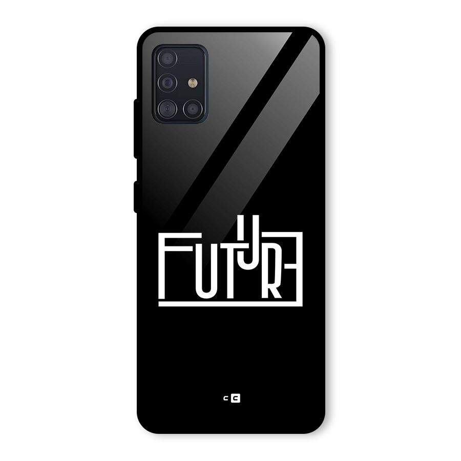 Future Type Glass Back Case for Galaxy A51