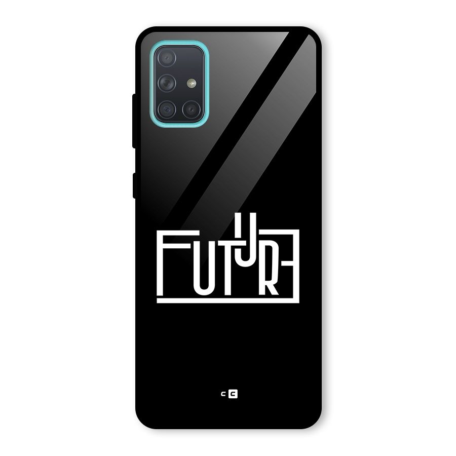 Future Type Glass Back Case for Galaxy A71