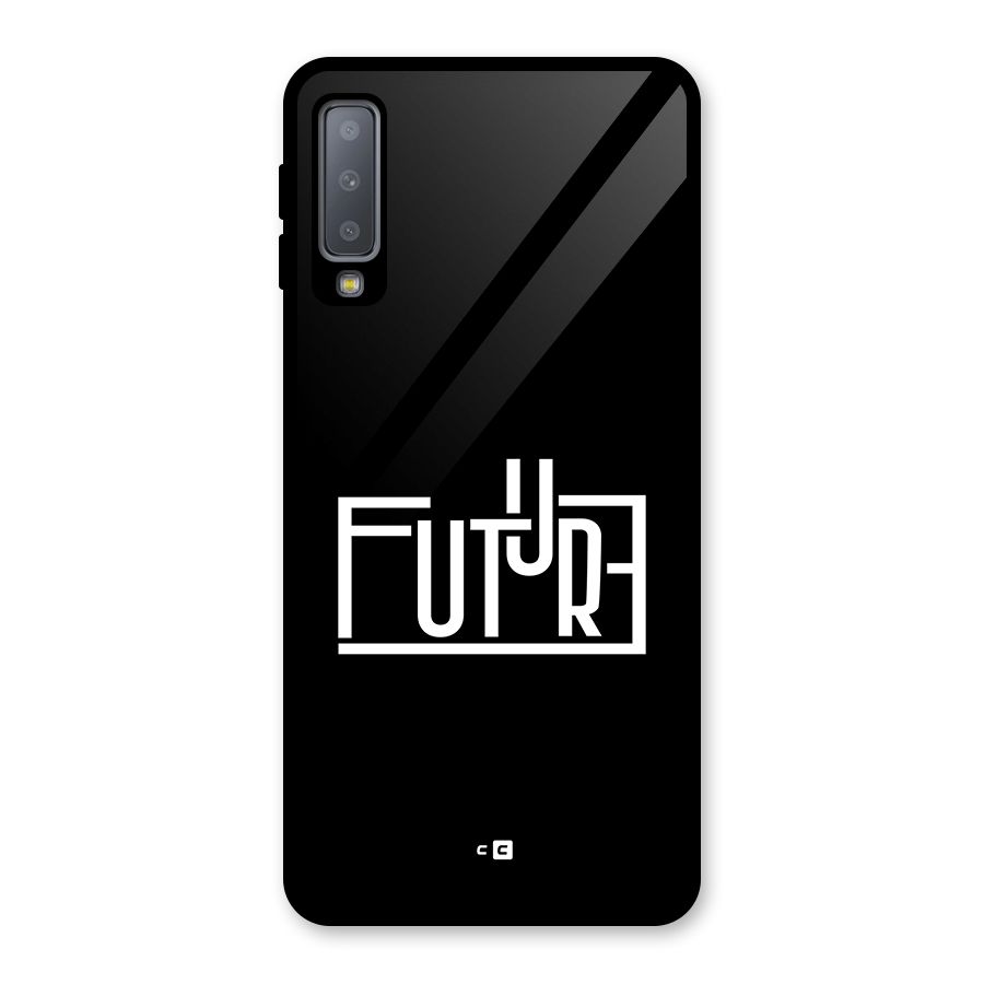 Future Type Glass Back Case for Galaxy A7 (2018)