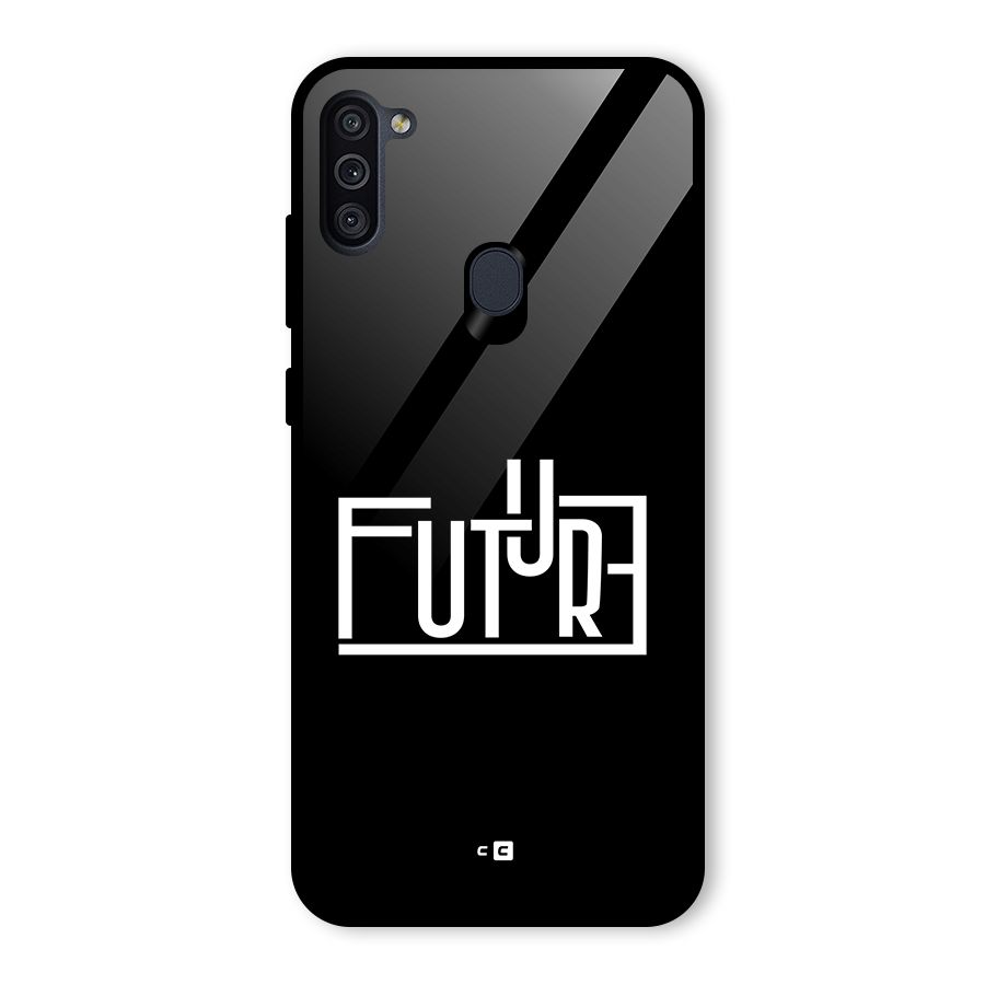 Future Type Glass Back Case for Galaxy M11