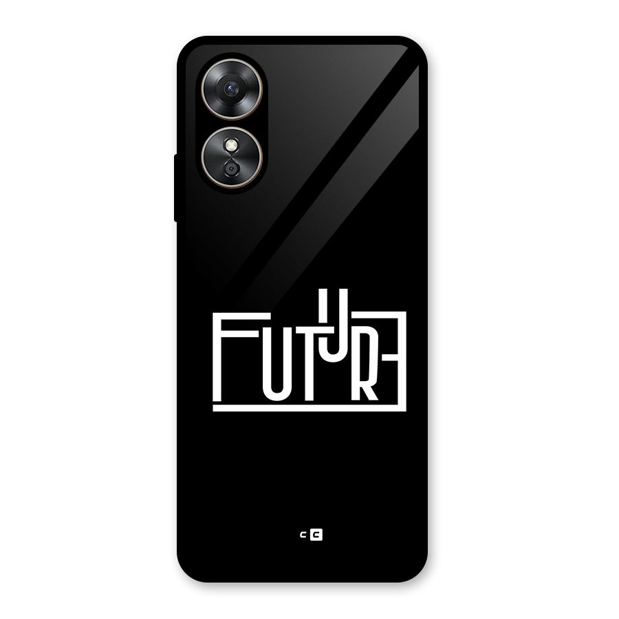 Future Type Glass Back Case for Oppo A17