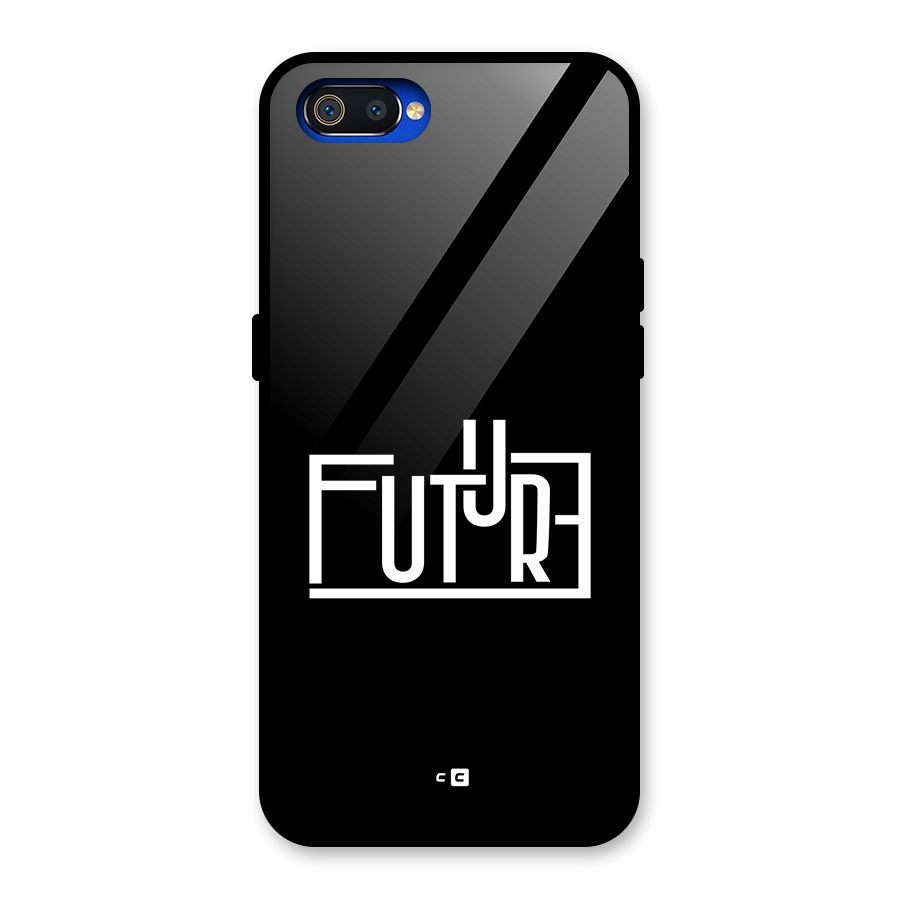 Future Type Glass Back Case for Realme C2
