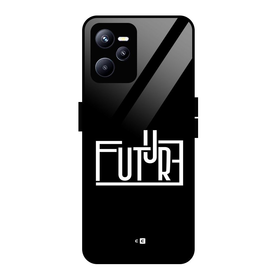 Future Type Glass Back Case for Realme C35
