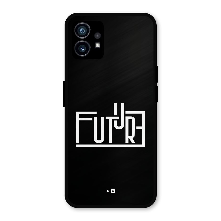Future Type Metal Back Case for Nothing Phone 1