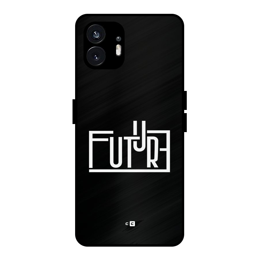 Future Type Metal Back Case for Nothing Phone 2