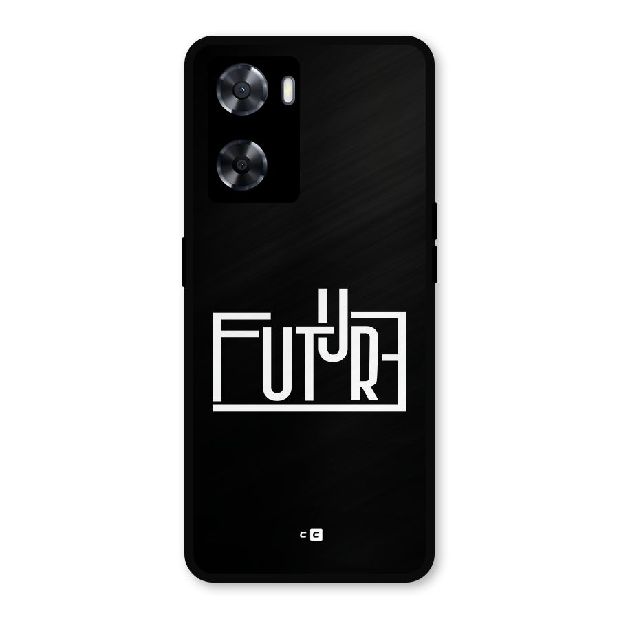 Future Type Metal Back Case for Oppo A57 2022