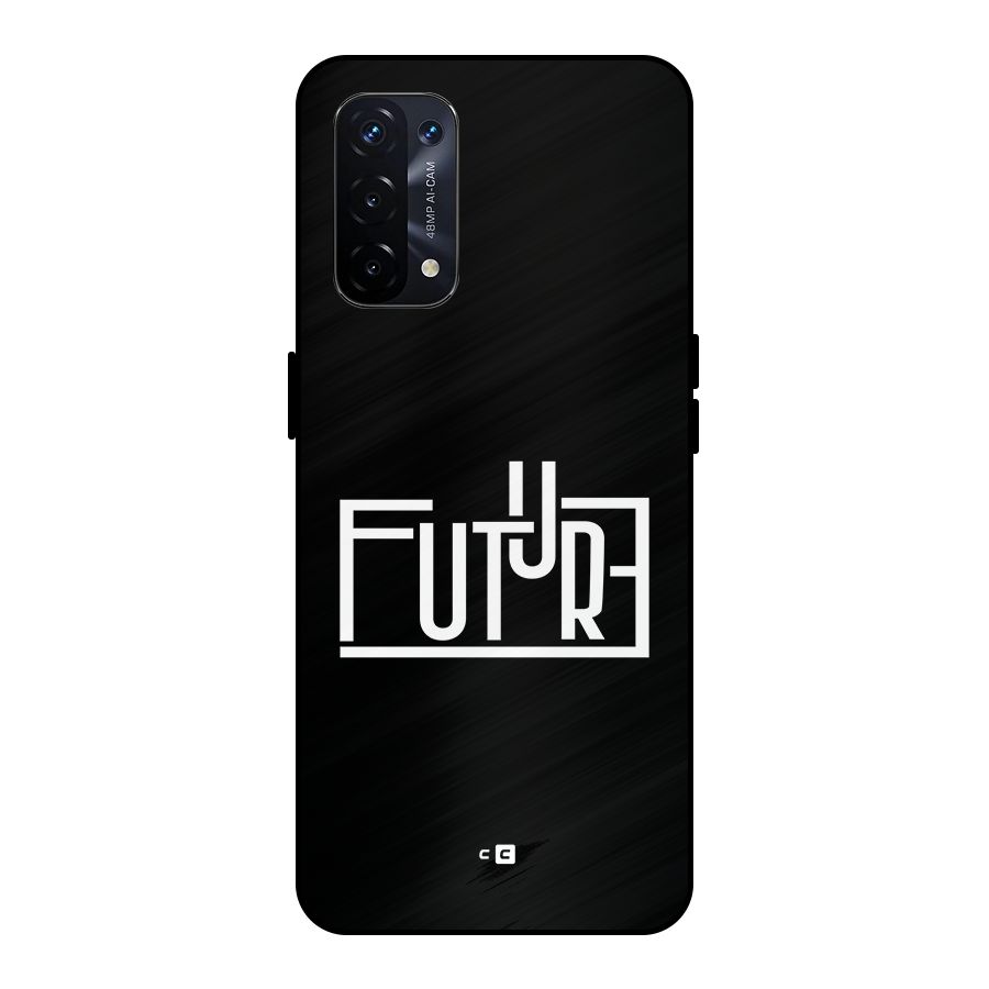 Future Type Metal Back Case for Oppo A74 5G