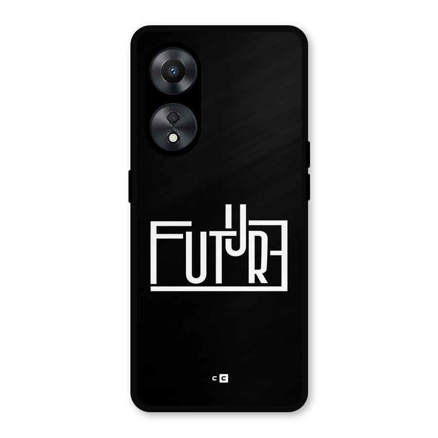 Future Type Metal Back Case for Oppo A78