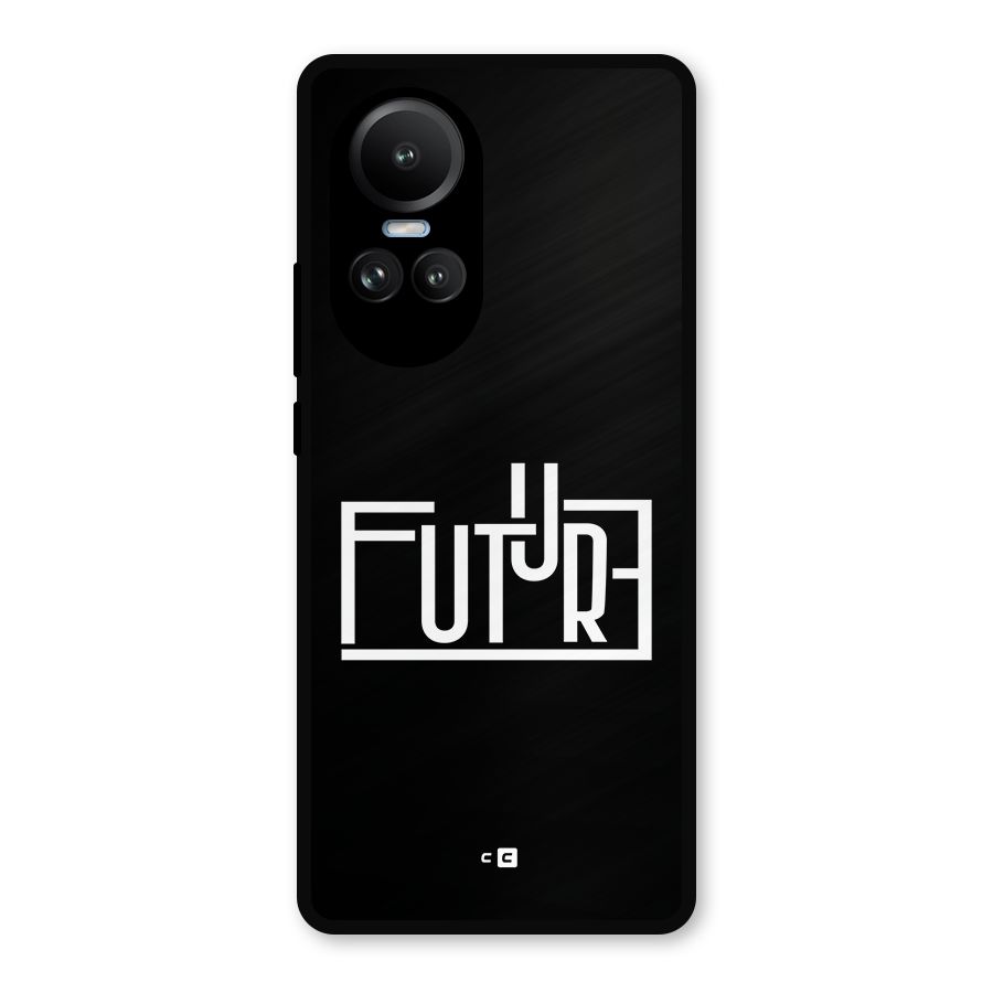 Future Type Metal Back Case for Oppo Reno10