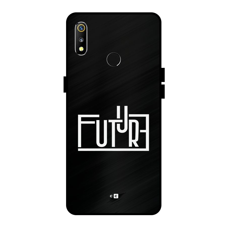 Future Type Metal Back Case for Realme 3i