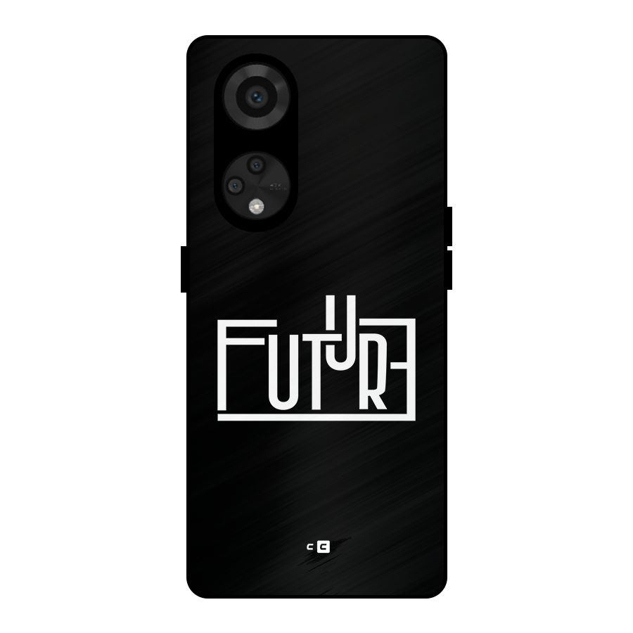 Future Type Metal Back Case for Reno8 T 5G