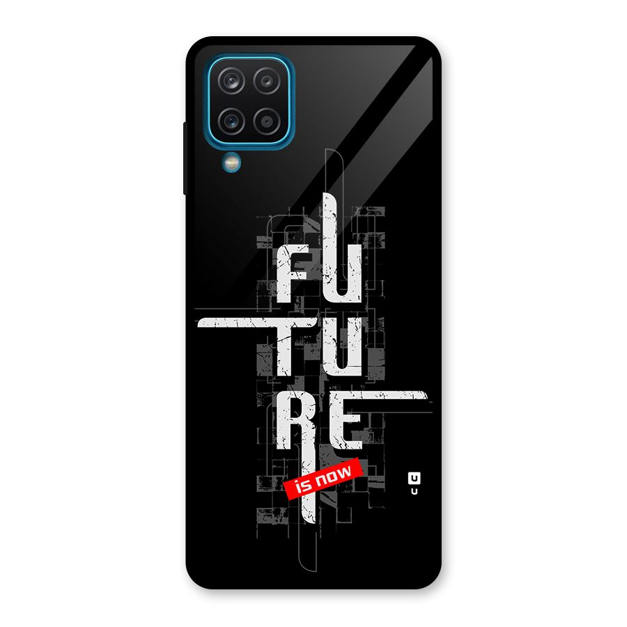 Future is Now Glass Back Case for Galaxy A12
