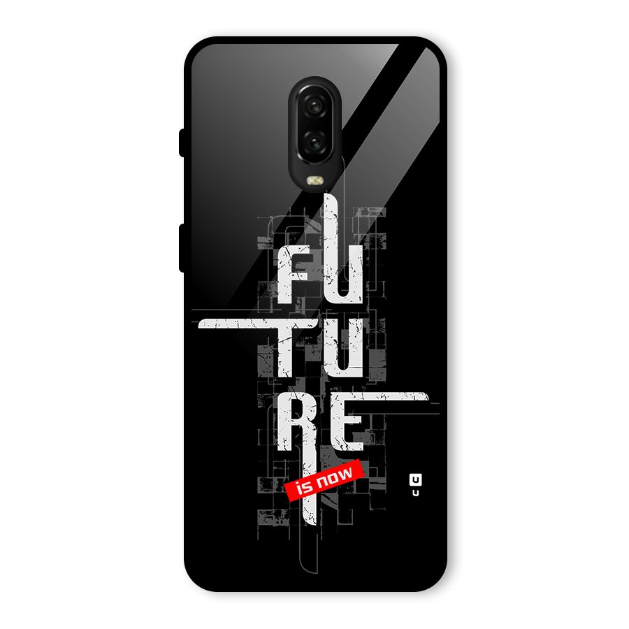 Future is Now Glass Back Case for OnePlus 6T