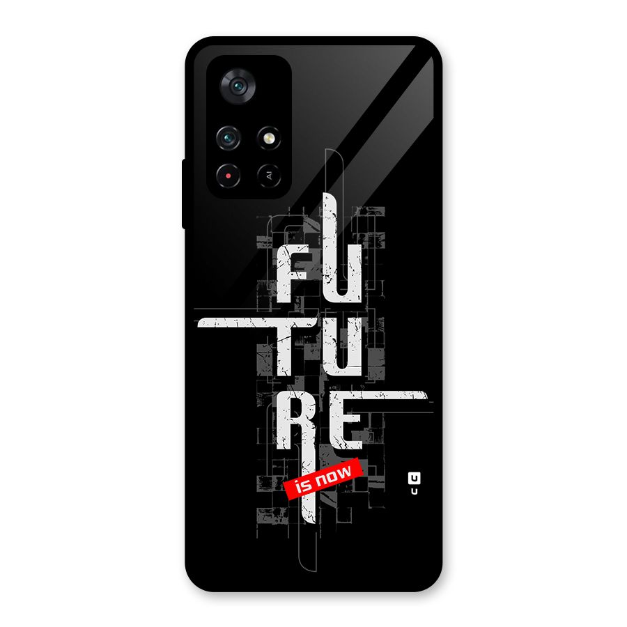 Future is Now Glass Back Case for Poco M4 Pro 5G