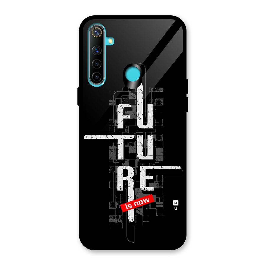 Future is Now Glass Back Case for Realme 5i