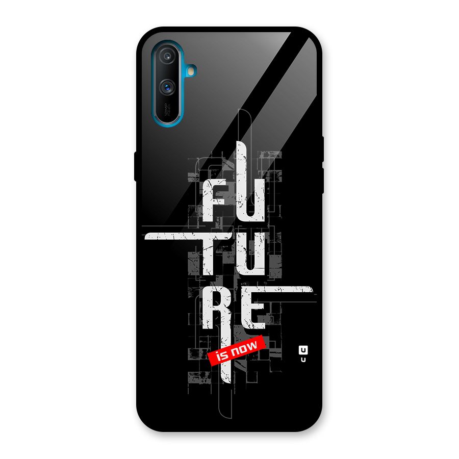 Future is Now Glass Back Case for Realme C3