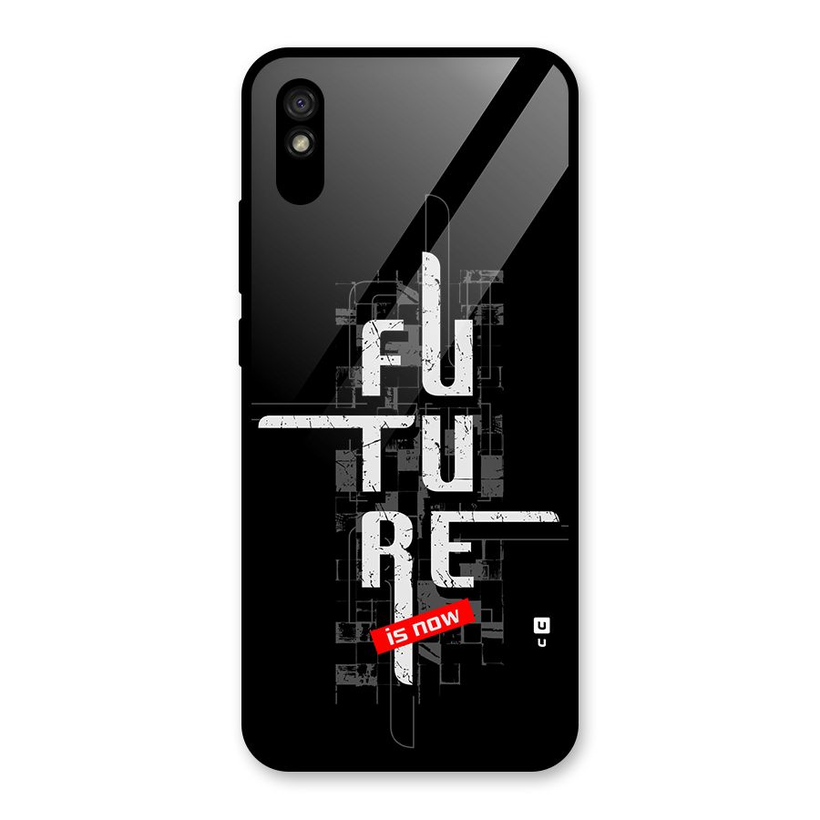 Future is Now Glass Back Case for Redmi 9A
