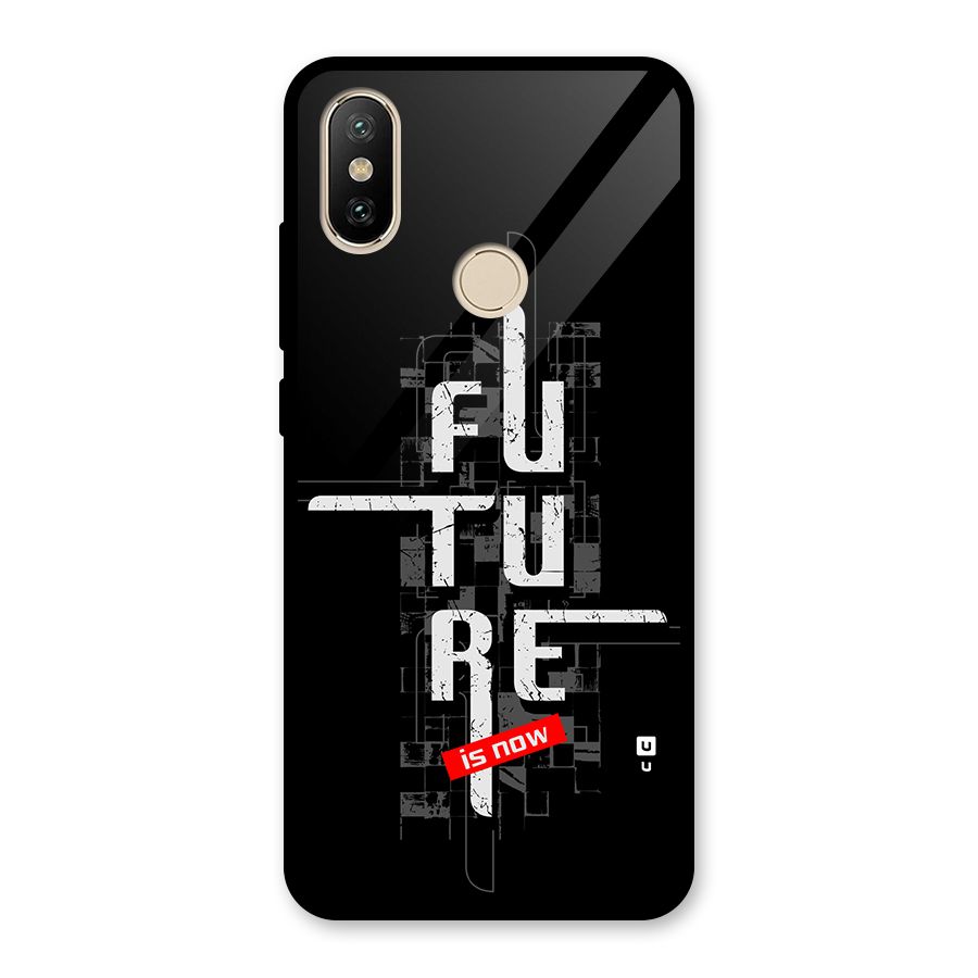 Future is Now Glass Back Case for Redmi A1