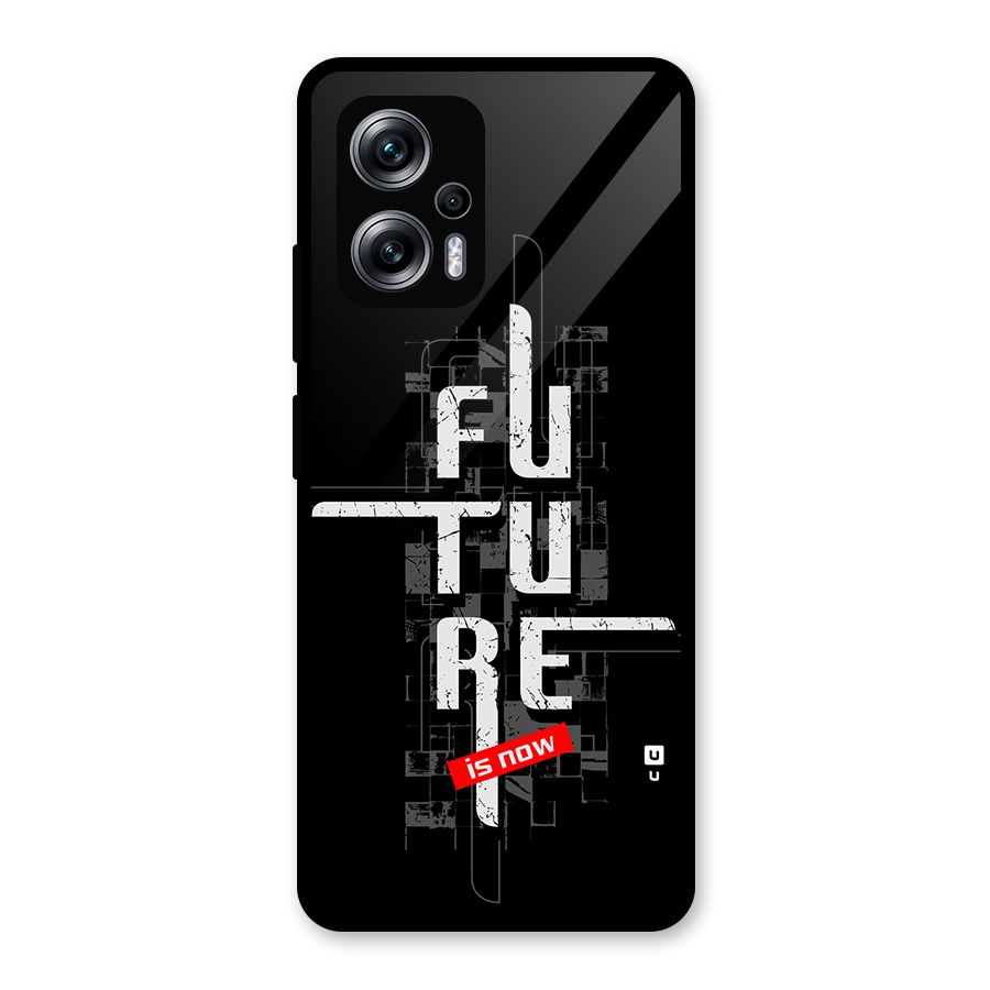 Future is Now Glass Back Case for Redmi K50i