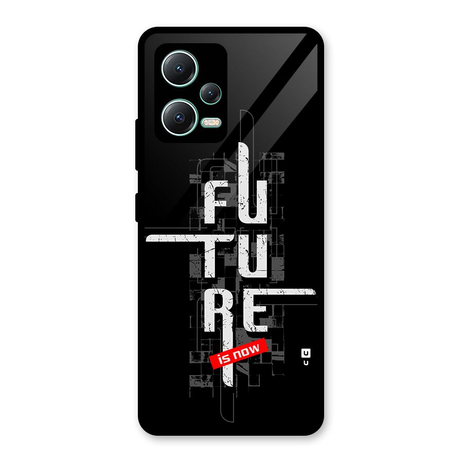 Future is Now Glass Back Case for Redmi Note 12 5G