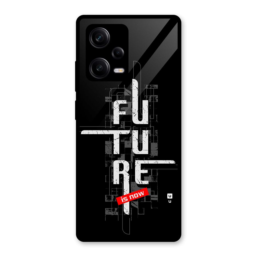 Future is Now Glass Back Case for Redmi Note 12 Pro