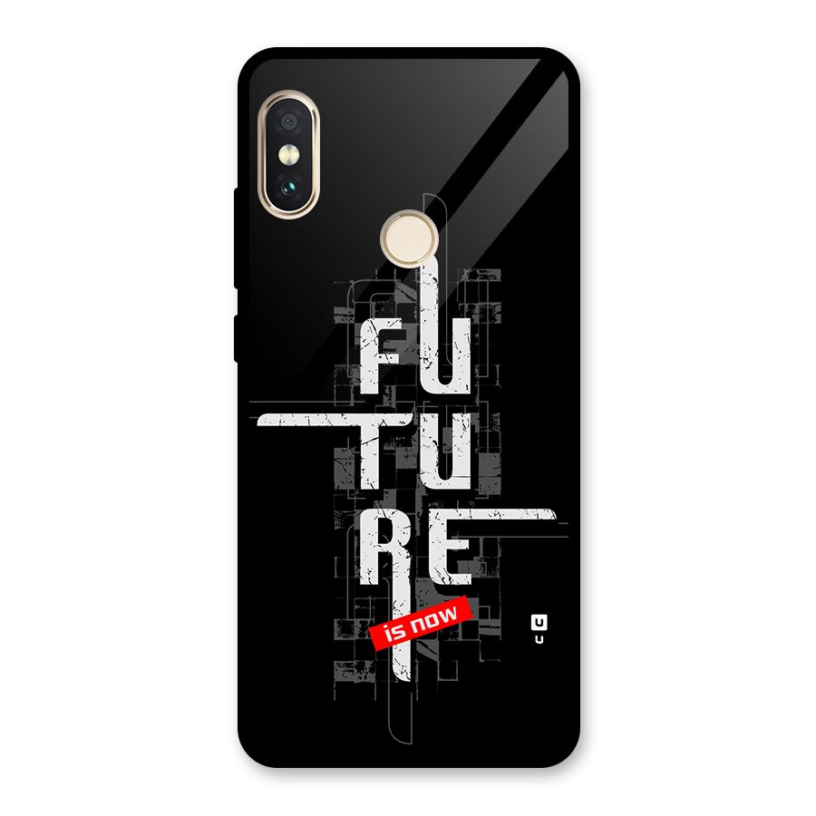 Future is Now Glass Back Case for Redmi Note 5 Pro