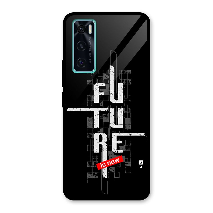 Future is Now Glass Back Case for Vivo V20 SE