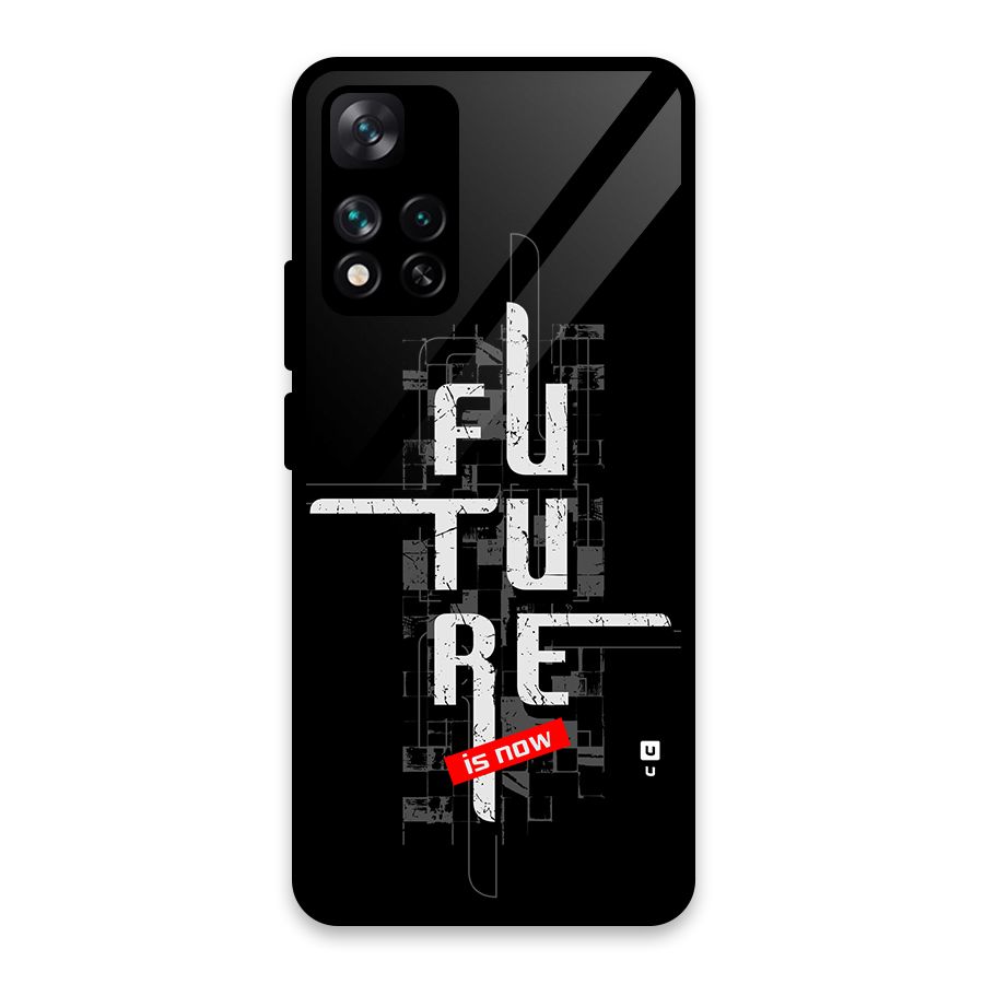 Future is Now Glass Back Case for Xiaomi 11i HyperCharge 5G