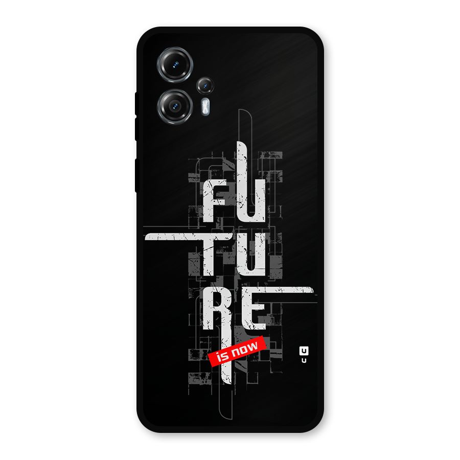 Future is Now Metal Back Case for Moto G13